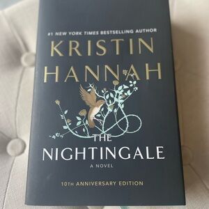 Kristin Hannah The Nightingale Hardcover - Dark Teal & Gold